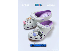 「ワンピース」“解放のドラム”が鳴り響く！ギア5のルフィが足元に宿るatmos×Crocsトリプルコラボのクロッグ登場
